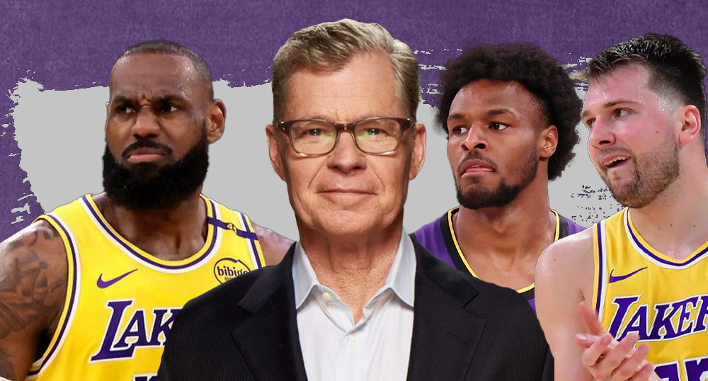 Bronny James criticized after not supporting Luka Dončić