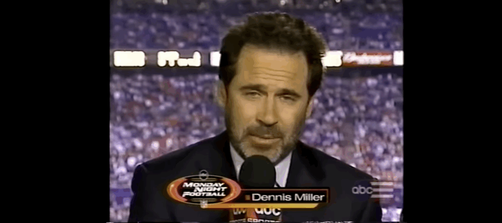 Remembering Dennis Miller, 25 years after Monday Night Football