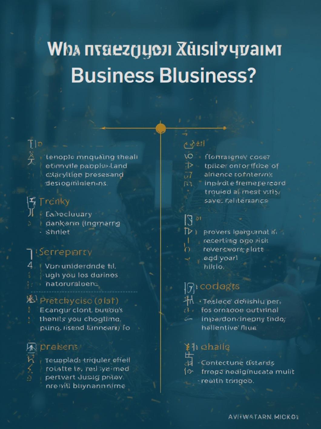 Flowchart showing steps in strategic business planning
