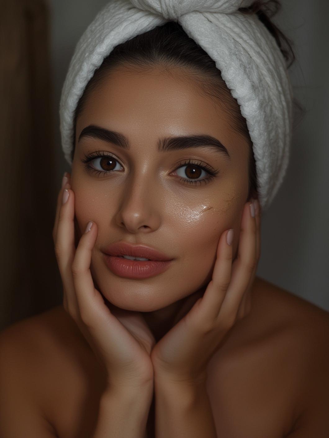 Night Beauty Routine: 10 Essential Habits for Overnight Skin Repair 2 Person applying evening skincare products