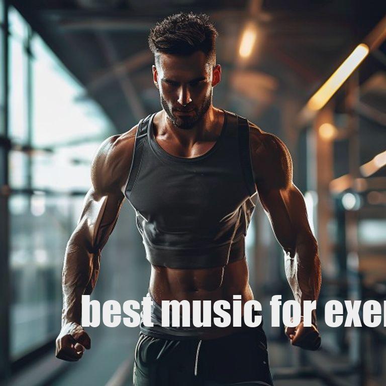 Professional image of best music for exercise, ultra realistic photography