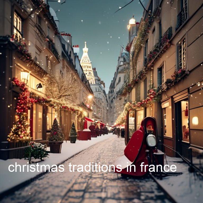 christmas traditions in france