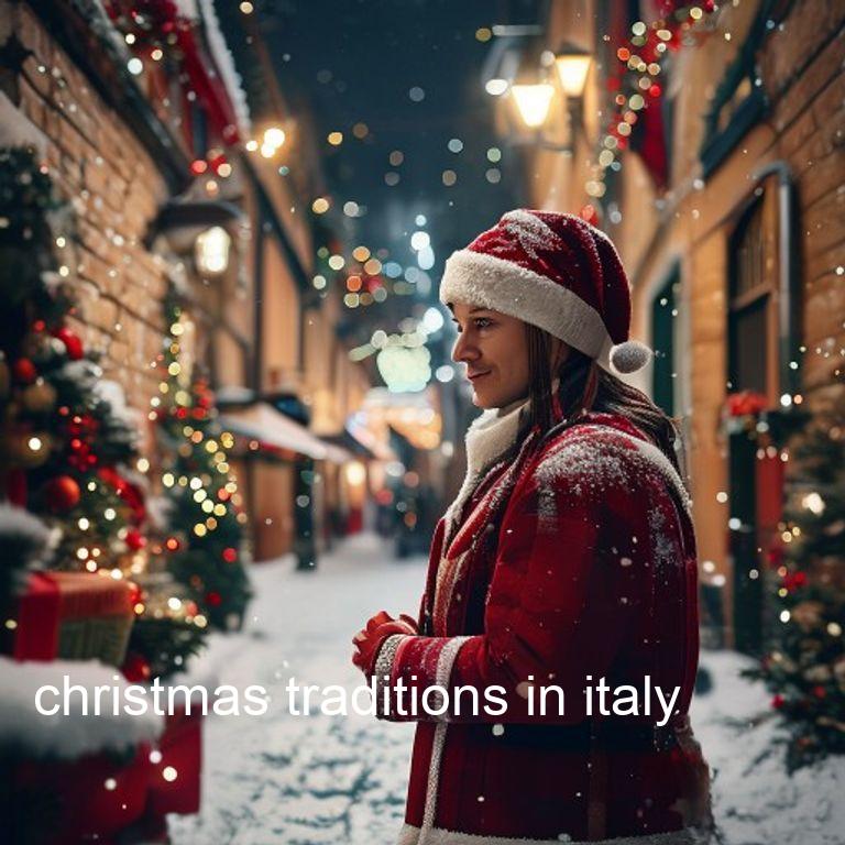 christmas traditions in italy