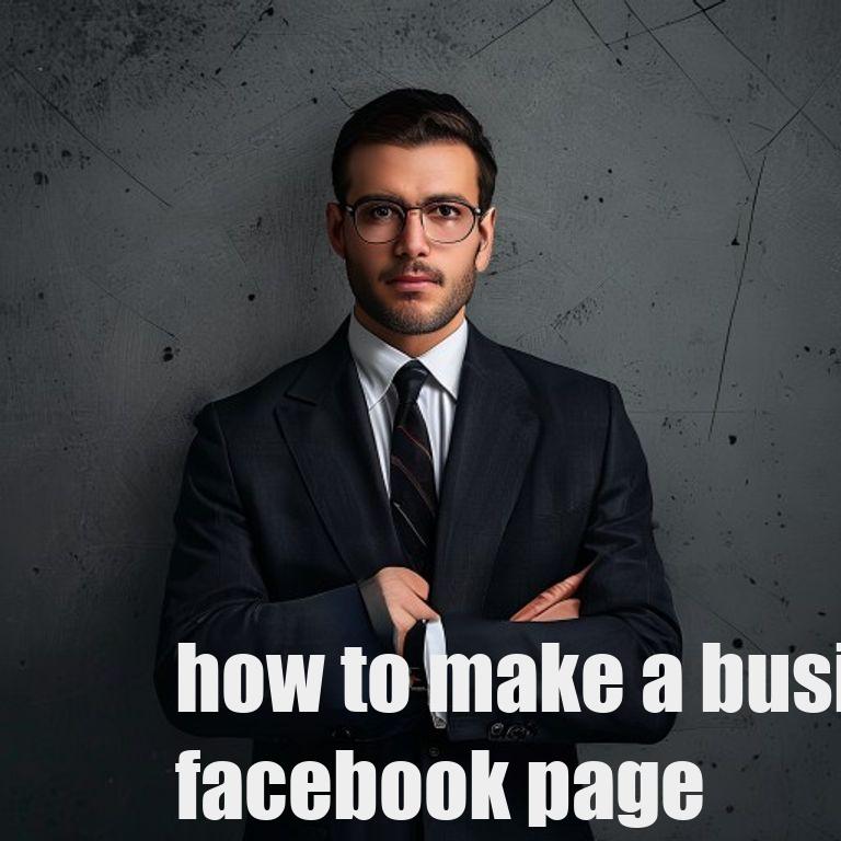 how to make a business facebook page