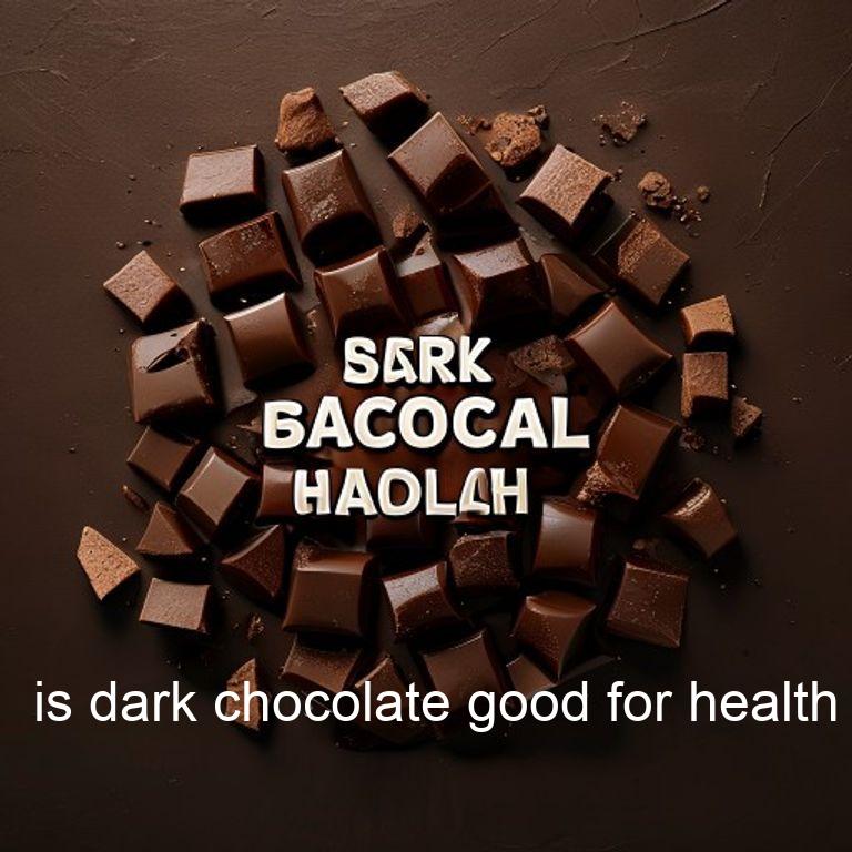 is dark chocolate good for health