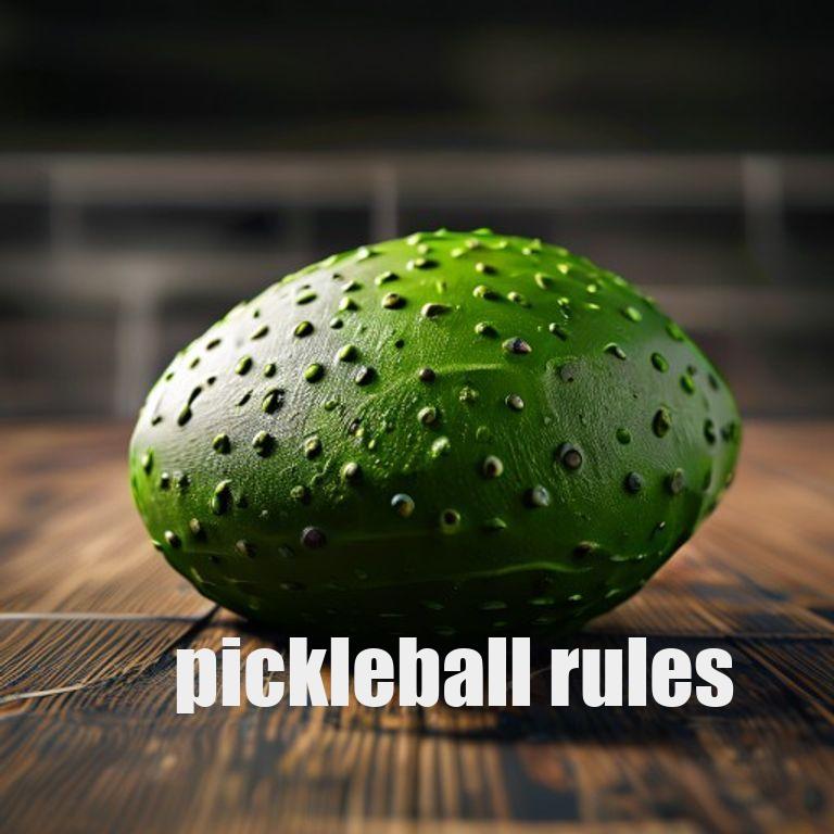 pickleball rules