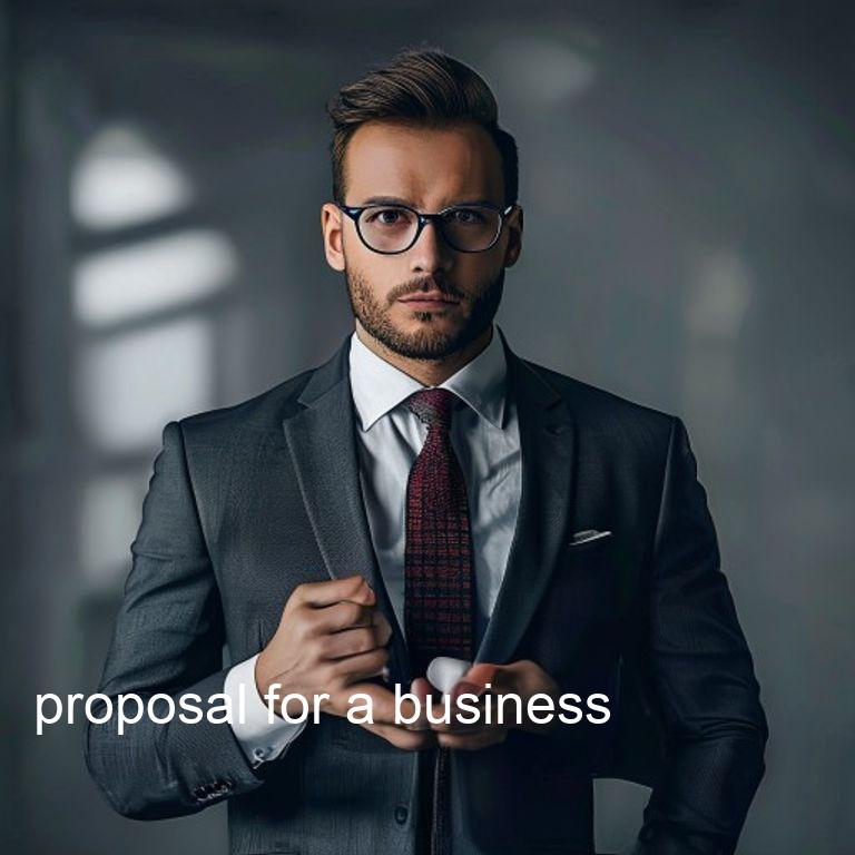 proposal for a business