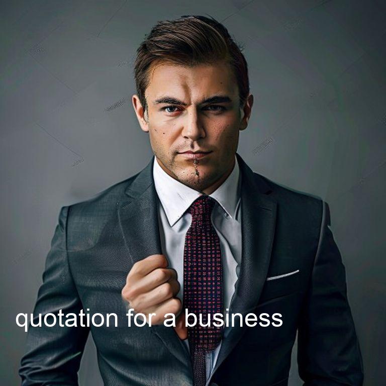 quotation for a business