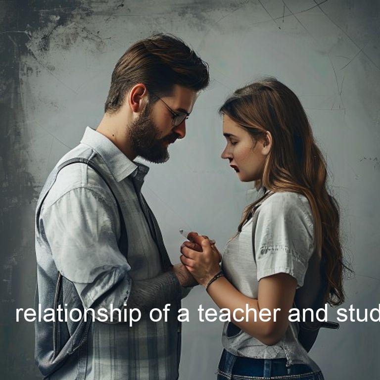 relationship of a teacher and student