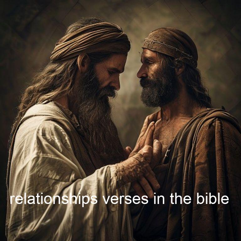 relationships verses in the bible