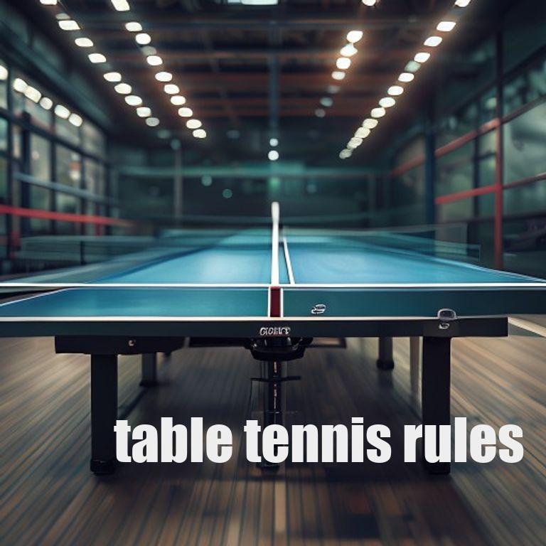 Table Tennis Rules: 13 Essential Rules for Every Beginner 2 Professional table tennis rules timeline