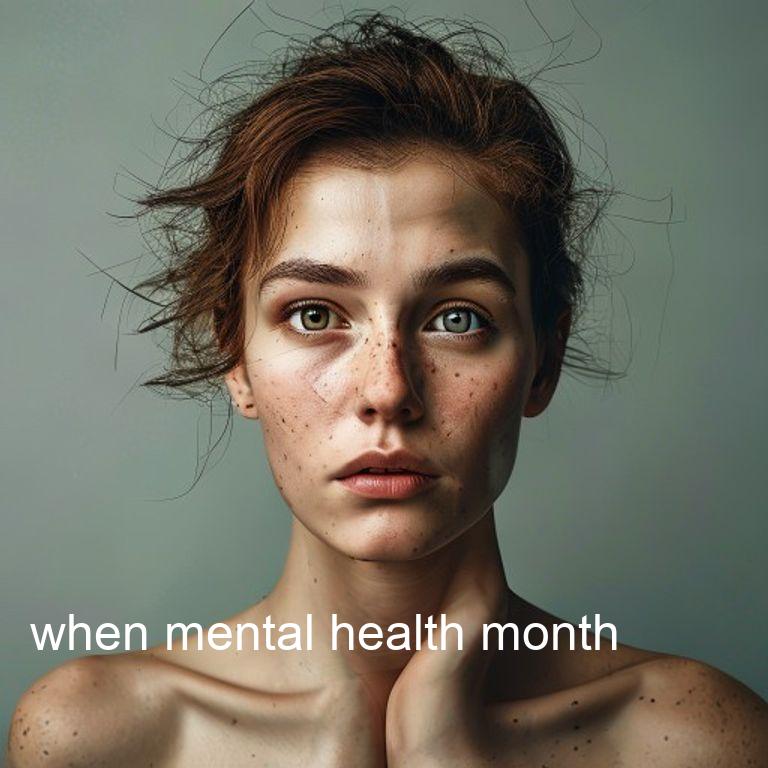 when mental health month