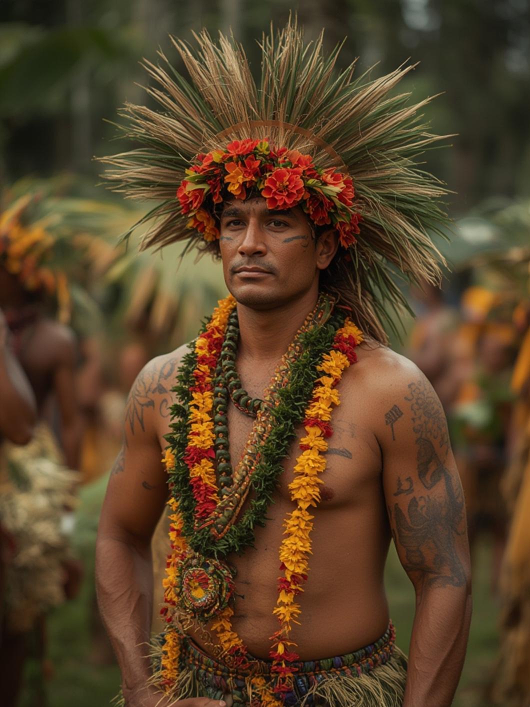 traditions in hawaii: 15 Beautiful Customs That Celebrate Island Life 2 Illustration of Hawaiian cultural timeline