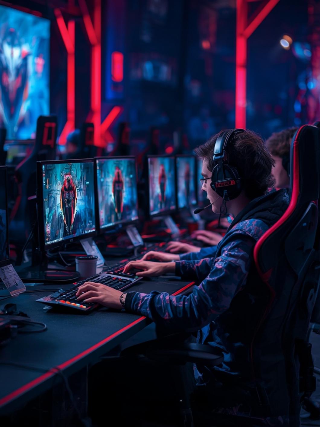 Esports Tournaments: 15 Exciting Events Every Gamer Should Watch 2 Illustration of an esports tournament arena