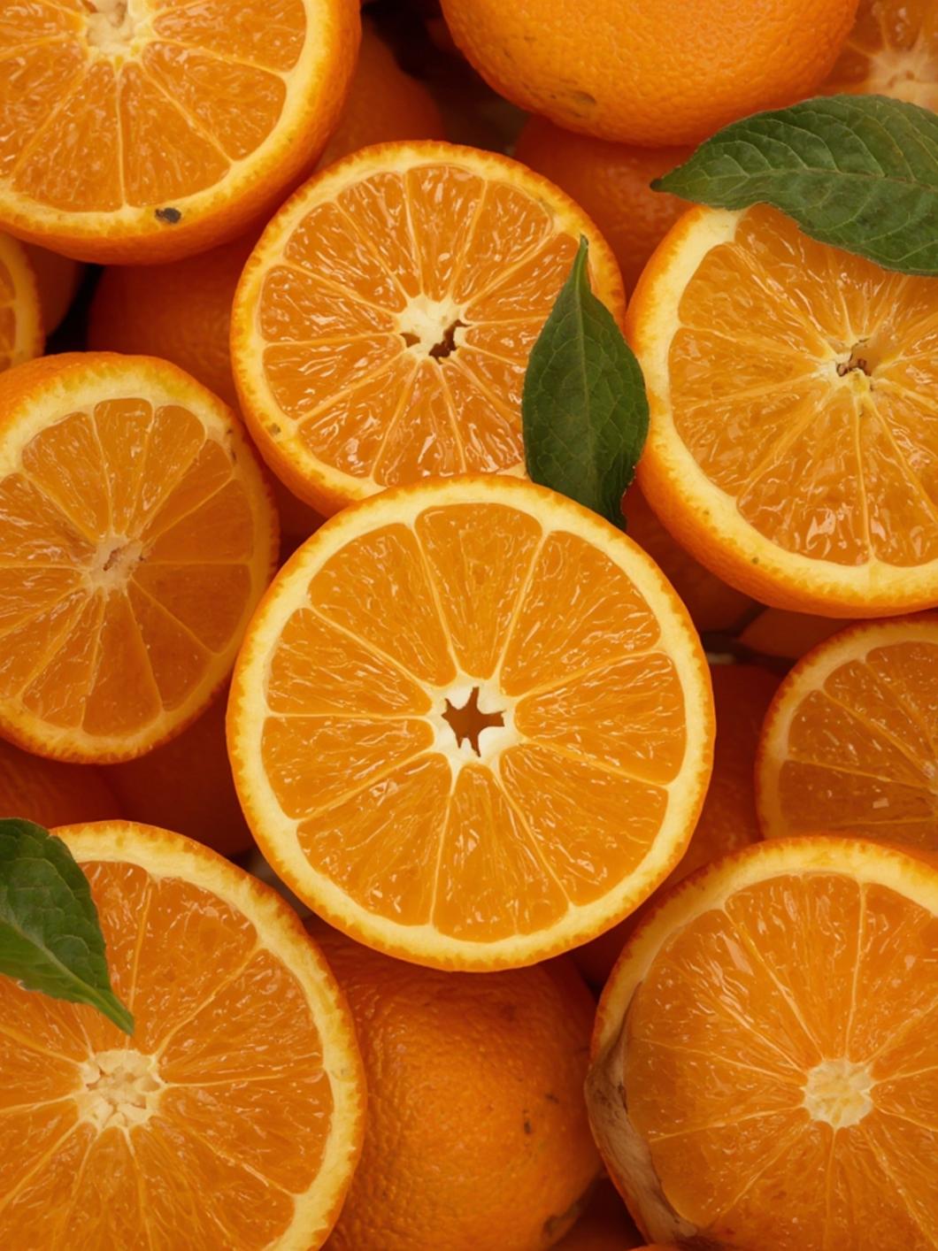 Illustration of orange health timeline
