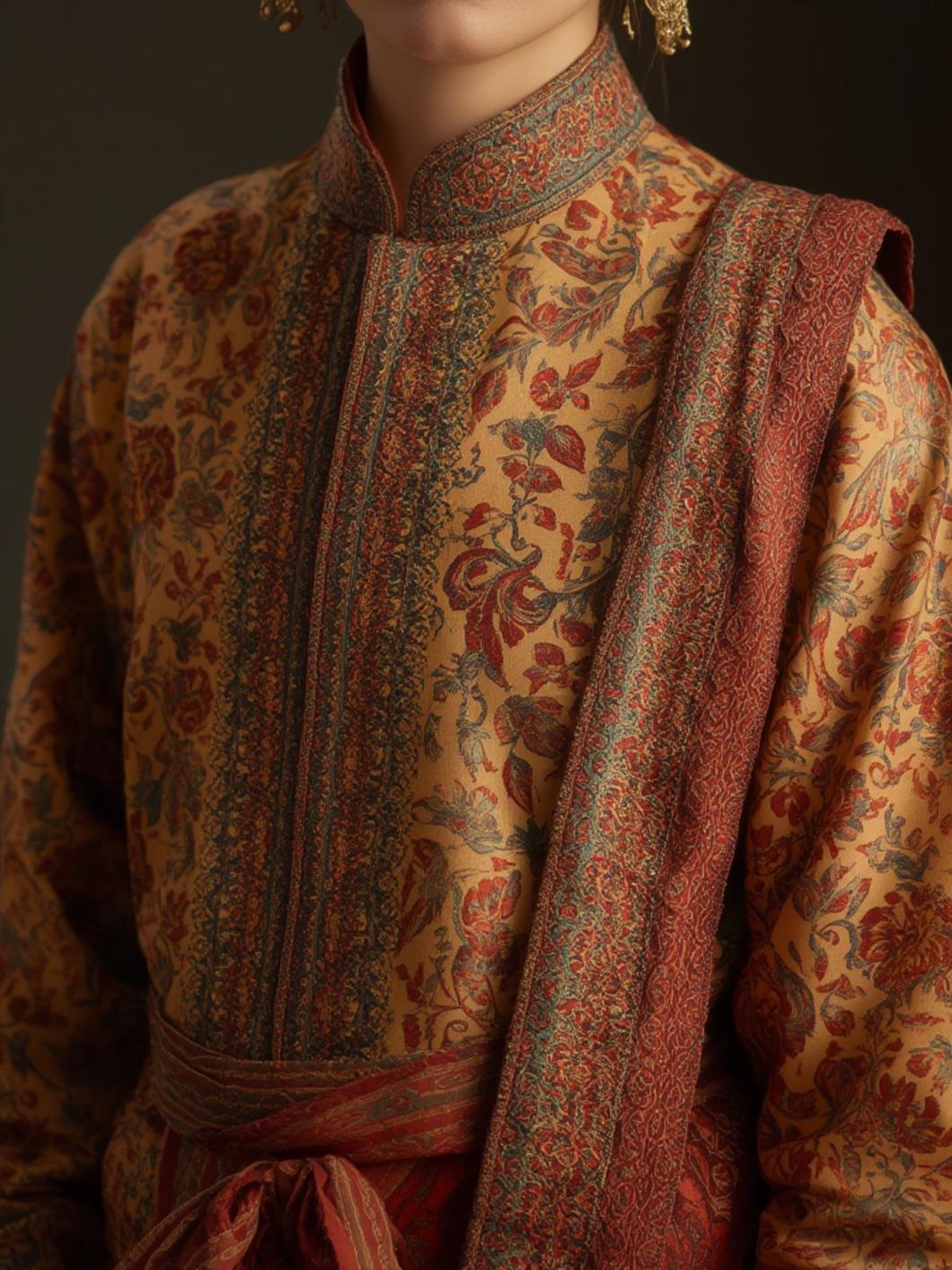traditional clothing: 18 Stunning Styles That Reflect Culture and Heritage 2 Illustration of timeline for heritage attire evolution