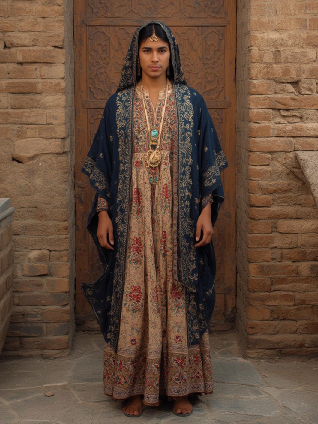 traditional clothing in morocco: 15 Elegant Styles You Should Discover 2 Illustrative timeline of Moroccan dress evolution